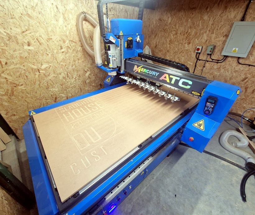 CNC router machining