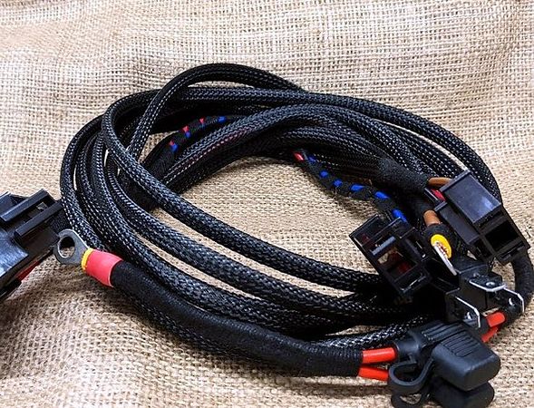 VW MK2 Golf twin 4-light wiring harness
